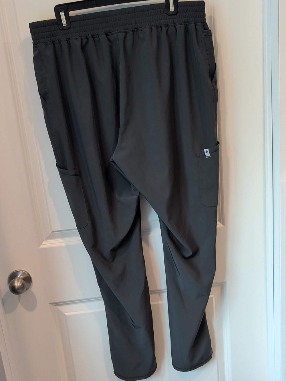 Gray Women’s Drawstring Scrub Pants - Picture 2 of 3